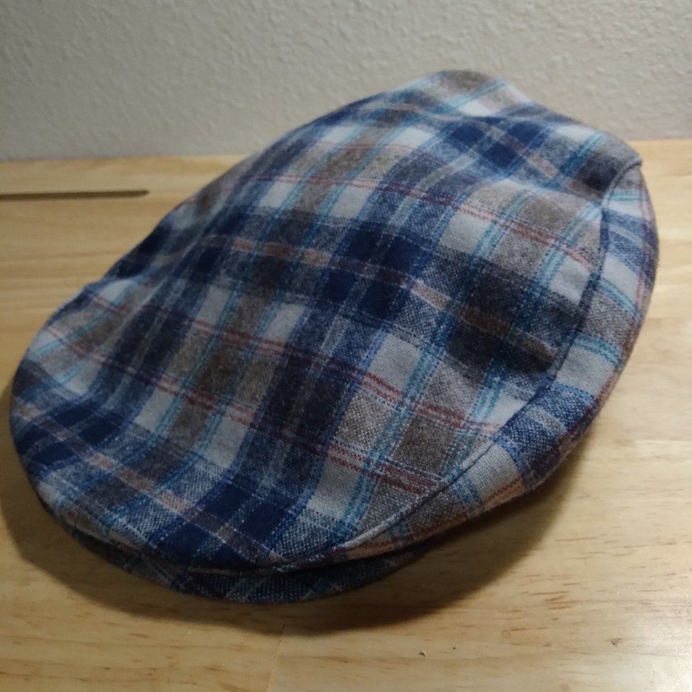 Vintage Pendleton Plaid Duckbill Ivy Driving Cap